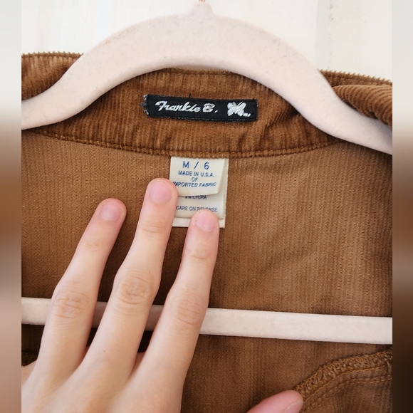 Cropped corduroy jacket - Picture 3 of 3